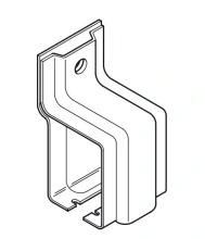 Hafele<br />941.80.060 - Bracket, Sidewall, Open-End Type, For Wall Mounting Straightaway 400