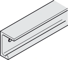 Hafele<br />942.17.601 - Upper Track, Wall Mounted for Hawa Media, length: 6 m (19 8 1/4")