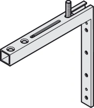 Hafele<br />942.41.024 - Suspension Bracket, with Carrier Plate, Hanger Bolt, M12 for Hawa Super, For 1 door: 2 pieces
