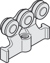 Hafele<br />942.42.013 - Running Gear, M12 for HAWA Super 350A and 500A, 3 Rollers