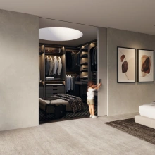 Hafele<br />941.04.010 - Sliding door fitting, HAWA Junior 100 B, set for 1 and 2 leaf wooden sliding doors w/ soft/self close (one side), SoftStop, long hanger bolt +20 mm