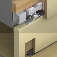 Hafele<br />941.20.018 - Hawa Junior 120/A, set, Top Hung System, w/ 2 track buffers