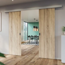 Hafele<br />940.81.009 - Hawa Symmetric 80/Z, set, Top Hung System, door width 500-1,200 mm