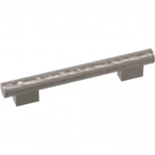 Turnstyle Designs - HS6100 - Solid Hammered, Cabinet Handle, Coffin Leg Scroll