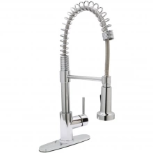 Huntington Brass - K1924301-MPQ - Rexford Professional Style Kitchen Sink Faucet in Chrome with Deck Plate