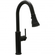 Huntington Brass - K1830049-MYJ - Crest Pull Down Kitchen Sink Faucet in Matte Black without Deck Plate