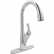 Huntington Brass<br />K1923501-PM - Muir Pull Down Kitchen Sink Faucet in Chrome with Deck Plate