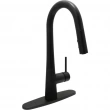 Huntington Brass<br />K4902149-J - Vino Pull Down Kitchen Sink Faucet in Matte Black with Deck Plate