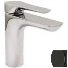 Huntington Brass - W3181849-1 - Reflection Collection Single Hole Bathroom Sink Faucet in Matte Black