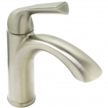 Huntington Brass - W3182102-1 - Joy Collection Single Hole Bathroom Sink Faucet in PVD Satin Nickel