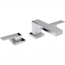 Huntington Brass - W4582001-4 - Razo Collection Wide Spread Bathroom Sink Faucet in Chrome