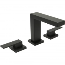 Huntington Brass - W4582049-14 - Razo Collection Wide Spread Tall Spout Bathroom Sink Faucet in Matte Black