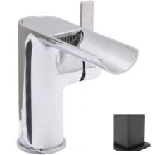 Huntington Brass - W8181749-4 - Reflection Collection Open Channel Bathroom Sink Faucet in Matte Black