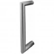 INOX Unison Hardware<br />PHIX30108 BTB - 8-3/4" ADA Door Pull in AISI 304 Stainless Steel - Back to Back
