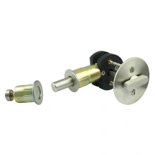 INOX Unison Hardware<br />BD4000 EC1216 - Privacy Barn Door Lock Round Rose with TT16 Thumbturn