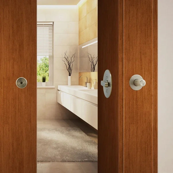 INOX Interior Privacy Lock for Barn Door