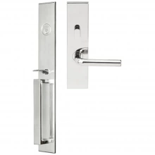 INOX Unison Hardware - BW MTEDP - Broadway Series BW Mortise Entry Handleset in AISI 304 Stainless Steel - Full Dummy