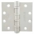 INOX Unison Hardware<br />HG5111NRP-47 - 4-1/2" x 4-1/2" Stainless Steel Heavy Duty Ball Bearing Template Hinge with Non-removable Pin