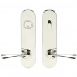 INOX Unison Hardware<br />LA211 TL4 - Tubular Breeze Lever with LA Oval Plate in AISI 304 Stainless Steel