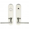 INOX Unison Hardware<br />LA214 TL4 - Tubular Champagne Lever with LA Oval Plate in AISI 304 Stainless Steel