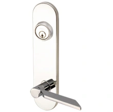 INOX Unison Hardware<br />LA300 MC70 - Mortise Napa Lever with LA Oval Plate