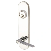 INOX Unison Hardware<br />LA319 MC70 - Mortise Hampton Lever with LA Oval Plate