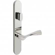 INOX Unison Hardware - BP211 - Breeze Lever with BP Plates Stainless Steel Multipoint Set