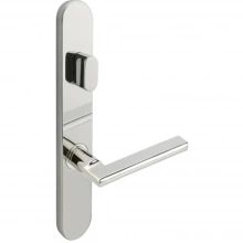 INOX Unison Hardware - BP243 - Sunrise Lever with BP Plates Stainless Steel Multipoint Set