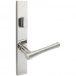 INOX Unison Hardware<br />MU214 - Champagne Lever with MU Plates Stainless Steel Multipoint Set