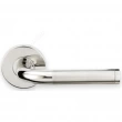 INOX Unison Hardware<br />RA108 TL4 - Tubular Vienna Lever with RA Rosette in AISI 304 Stainless Steel