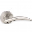 INOX Unison Hardware<br />RA210 TL4 - Tubular Air-Stream Lever with RA Rosette in AISI 304 Stainless Steel
