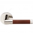 INOX Unison Hardware<br />RA213 TL4 - Tubular Cabernet Lever with RA Rosette in AISI 304 Stainless Steel