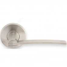 INOX Unison Hardware - RA217 TL4 - Tubular Horizon Lever with RA Rosette in AISI 304 Stainless Steel