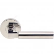 INOX Unison Hardware<br />RA221 TL4 - Tubular Aurora Lever with RA Rosette in AISI 304 Stainless Steel
