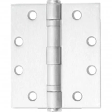 INOX Unison Hardware - HG8112NRP-54 - 5" x 4-1/2" Steel Ball Bearing Template Hinge with Non-removable Pin