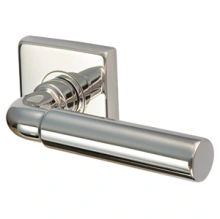 INOX Unison Hardware - SE276 TL4 - Tubular Plaza Lever with SE Rosette in AISI 304 Stainless Steel