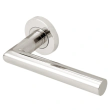 INOX Unison Hardware<br />XGT205 MC70 - Mortise Frankfurt Lever with XGT Round Rose