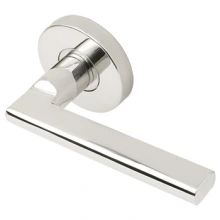 INOX Unison Hardware<br />XRA243 MC70 - Mortise Sunrise Lever with XRA Round Rose