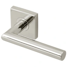 INOX Unison Hardware<br />XSE205 MC70 - Mortise Frankfurt Lever with XSE Square Rose