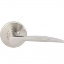 INOX Unison Hardware - RA351 TL4  - Tubular Toronto Lever with RA Rosette in AISI 304 Stainless Steel