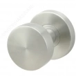 INOX Unison Hardware<br />RA379 TL4 - Tubular Arctic Knob with RA Rosette in AISI 304 Stainless Steel