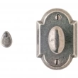 Rocky Mountain Hardware<br />IP716 - Privacy Mortise Bolt - 2-1/2" x 3-3/4" Arched Escutcheon