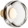 Round Cast Glass Knob (K156) - UP CHARGE APPLIES, contact for pricing