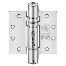 Waterson Hinges<br />K51M-450-B3-US32D - Hydraulic 4.5 Inch Soft Closing Door Hinges | Fire Rated | 7ft | SS304 | Satin Stainless Steel