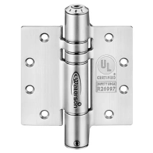 Waterson Hinges<br />K51M-500D-B3-US32D - Hydraulic 5 Inch Soft Closing Door Hinges | Fire Rated | 7ft | SS304 | Satin Stainless Steel