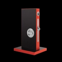 Karcher Design - EPD PB - Stainless Steel Round Rose Pocket Door Set