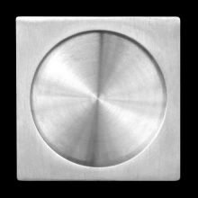 Karcher Design - EPDQ OS - Stainless Steel Square Rose Pocket Door Set