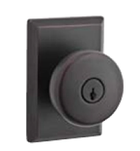 Baldwin<br />EN.RUS - Keyed Entry Rustic Reserve Knob