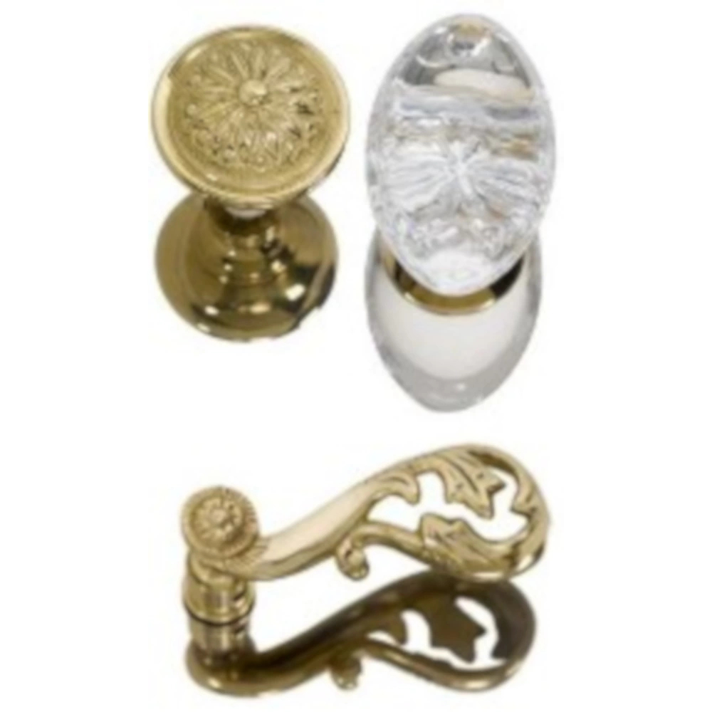 Knob and Lever Options<BR> -Viewable only- <BR>Purchase in brass accents 