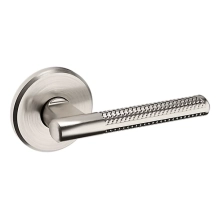 Baldwin<br />L015.056.FD IN STOCK - L015 Lever w/ R016 Rose - Full Dummy Set, Lifetime (PVD) Satin Nickel Finish L015056FD Quick Ship